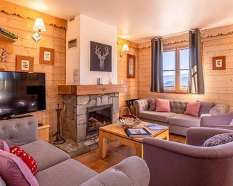 Accès direct aux pistes | Sauna privé - Huez - Salon