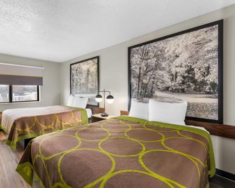 Super 8 by Wyndham Evansville East - Evansville - Schlafzimmer