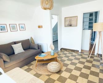 Charming duplex apartment. Facing the sea! - Fort-Mahon-Plage - Salon