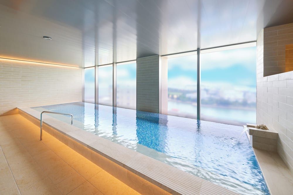 Pool view of Hotel Resol Trinity Naha