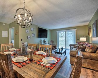 Cozy Ski-Inandski-Out Condo On Magic Mou - Londonderry - Jídelna