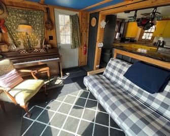 Nature Retreat, Pet Friendly Cozy Cabin On 80 Acres With Fields & Forrest Trails - Fort Edward - Sala de estar