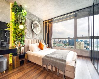 Landmark 81 And Vinhomes - Les Trifo Residences - 胡志明市 - 客廳