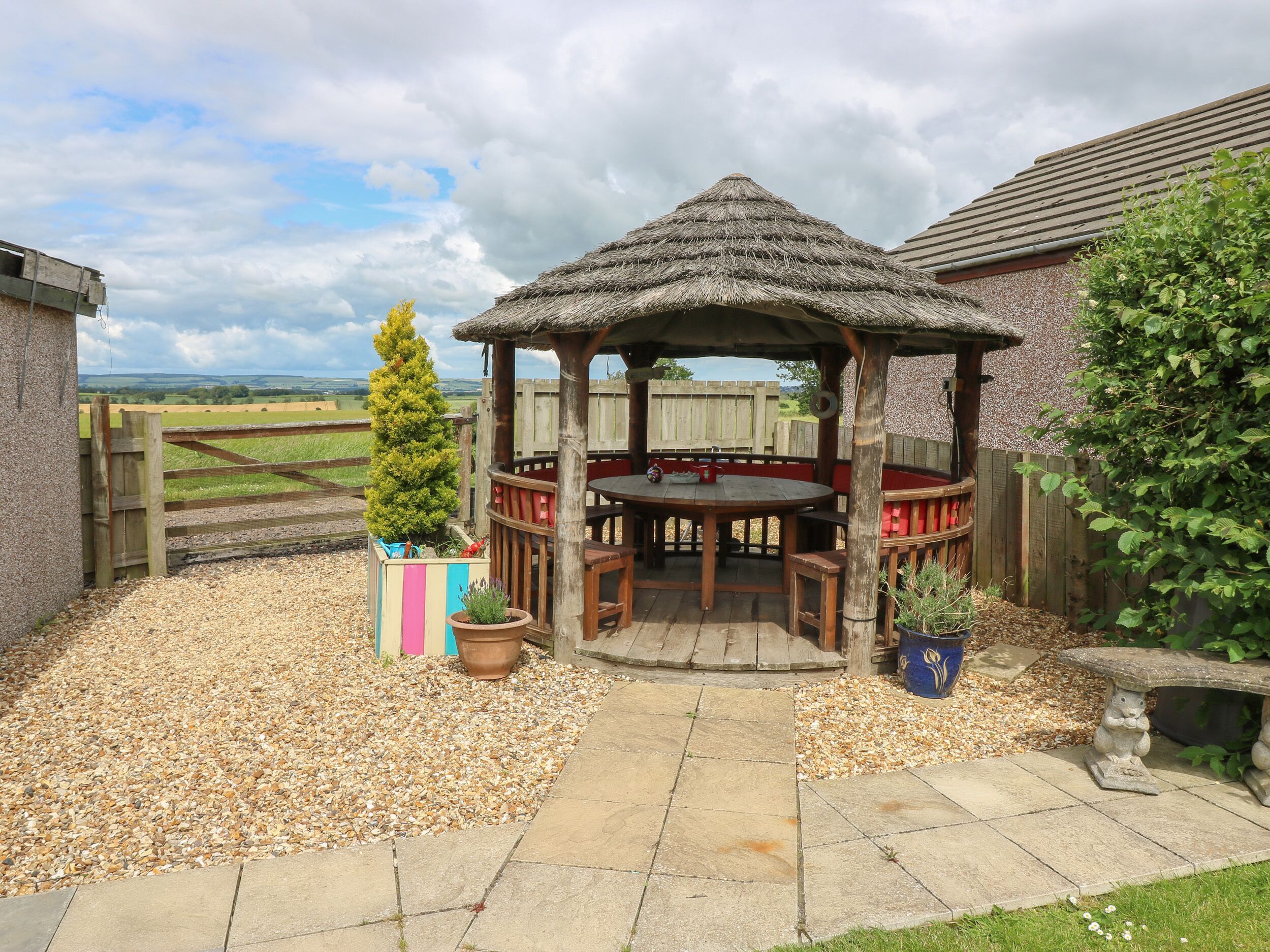 Spring Cottage - Duns - Innenhof