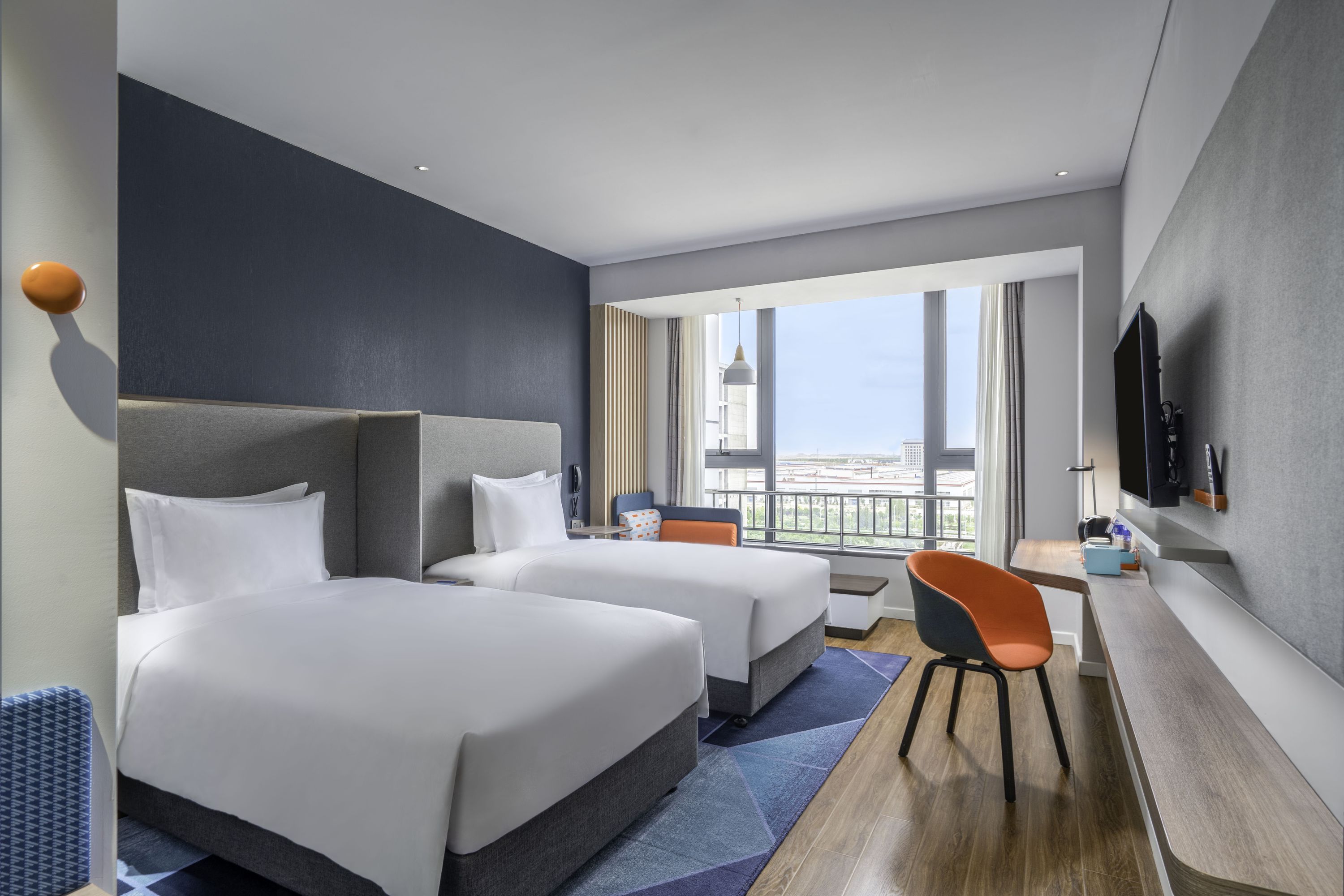 Holiday Inn Express Lanzhou New Area by IHG - לנג'ואו - חדר שינה
