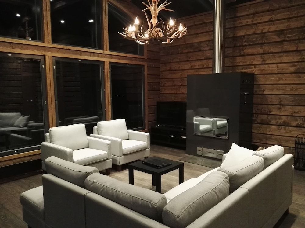 Villas Karhunpesä - Saariselka - Living room