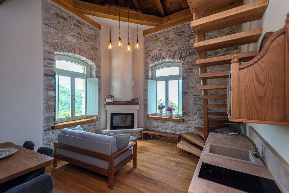Nostos Country House - Tsagkarada - Вітальня