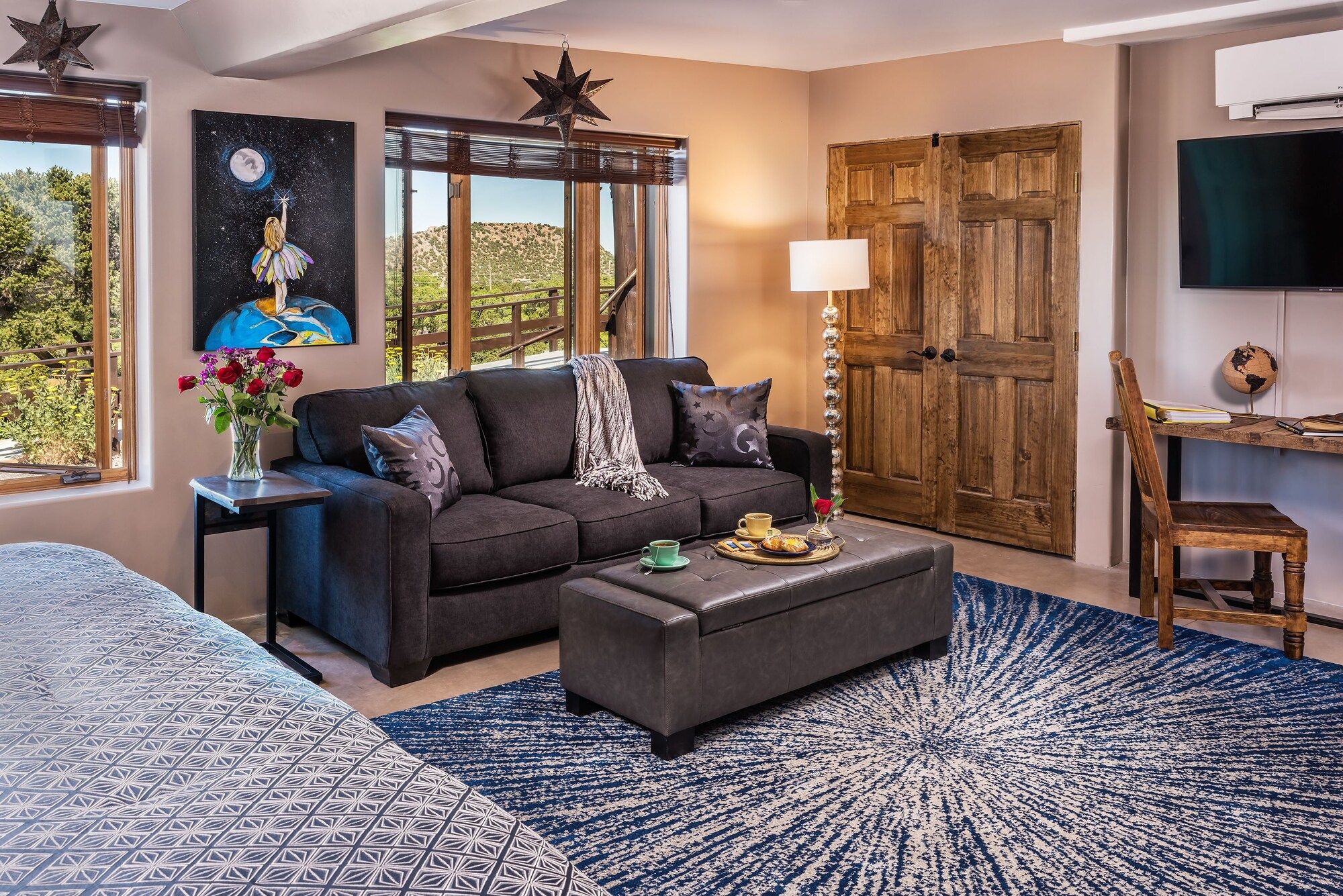 بوبكات إن بيد آند بريكفاست - سانتا في - غرفة معيشة