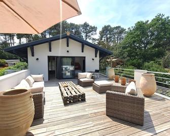 Charmante villa avec piscine proche de la plage - La Teste-de-Buch - Balkon