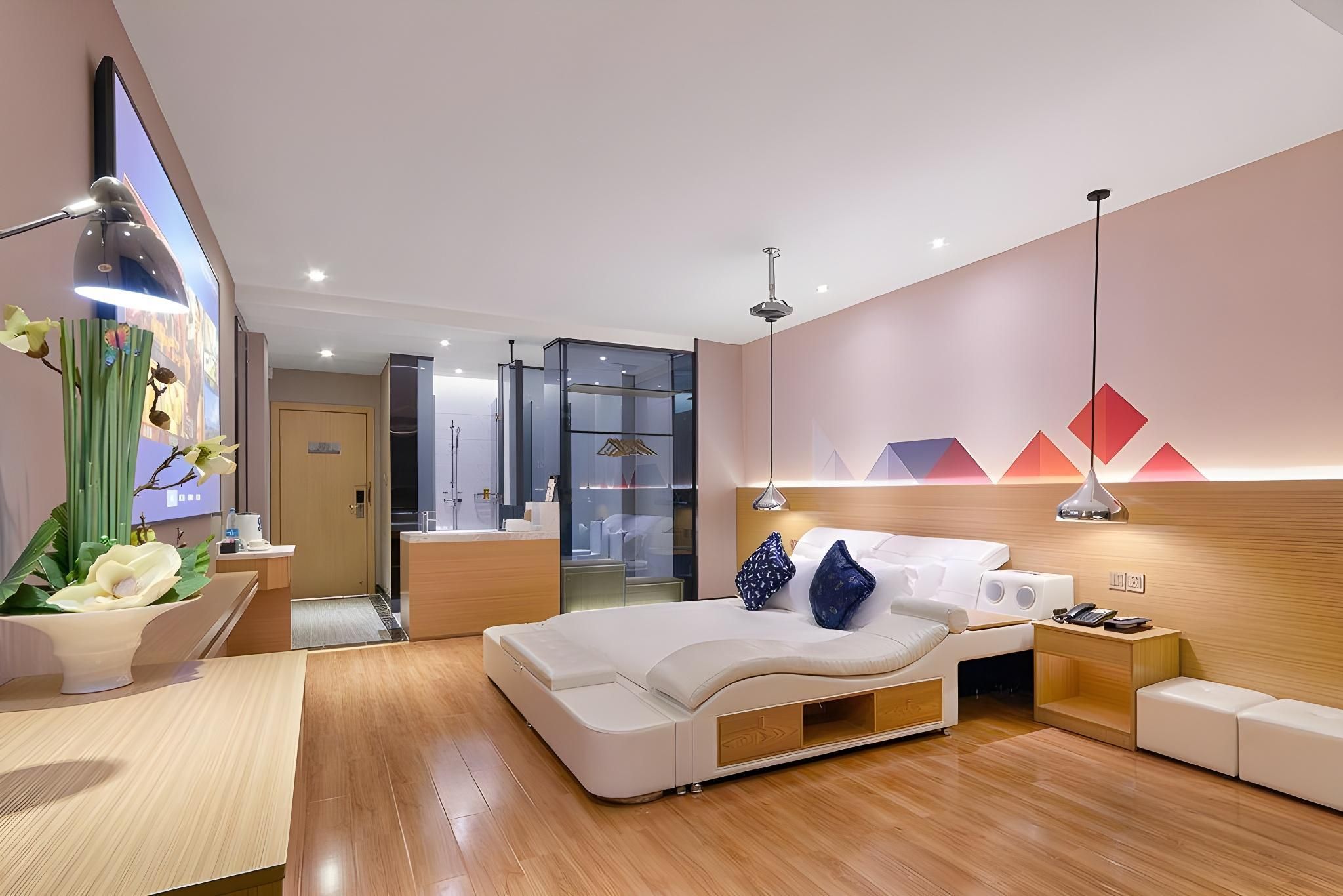 Baiyun Airport Konggang Hotel-Free 24hours Shuttle Bus - גואנגג'ואו - חדר שינה