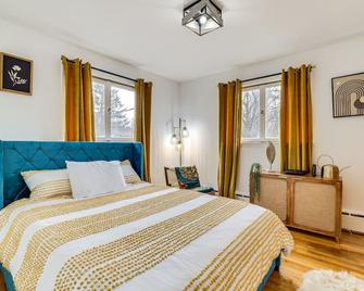 Outdoor Oasis Cresco Family Home with Hot Tub - Cresco - Bedroom