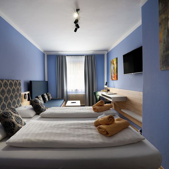 Bedroom view of Altstadthotel Kasererbräu