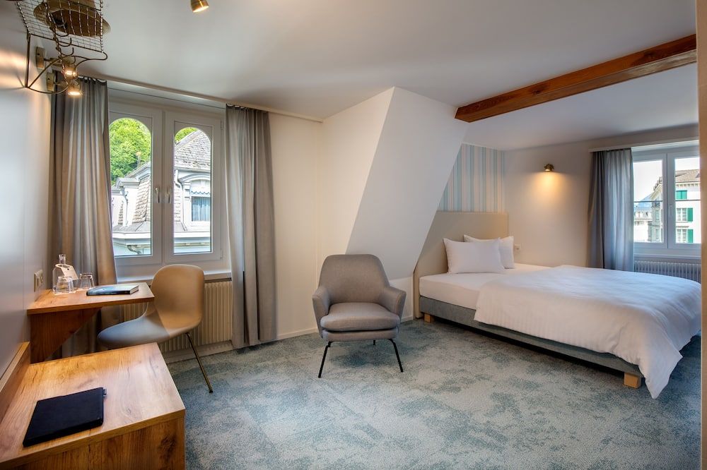 Hotel Krone by b-smart - Bad Ragaz - Bedroom
