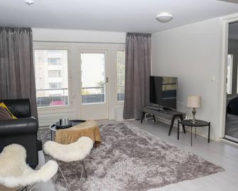 Kotikaksio Penthouse - Lahti - Living room