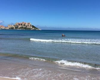 T2 neuf bord de plage - terrasse - CALVI - Calvi - Strand