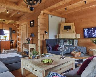 Luxury Mountain Style Villa Near Zakopane - Sauna, Pool, Jacuzzi And Fireplace - Szaflary - Living room