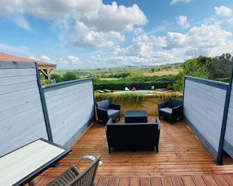 Hôtel Bien-Etre Aux Cyprès de Marquay - Les Eyzies-de-Tayac-Sireuil - Balkon