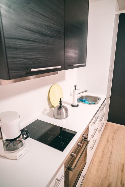 Kitchen view of Casablanca Apartments