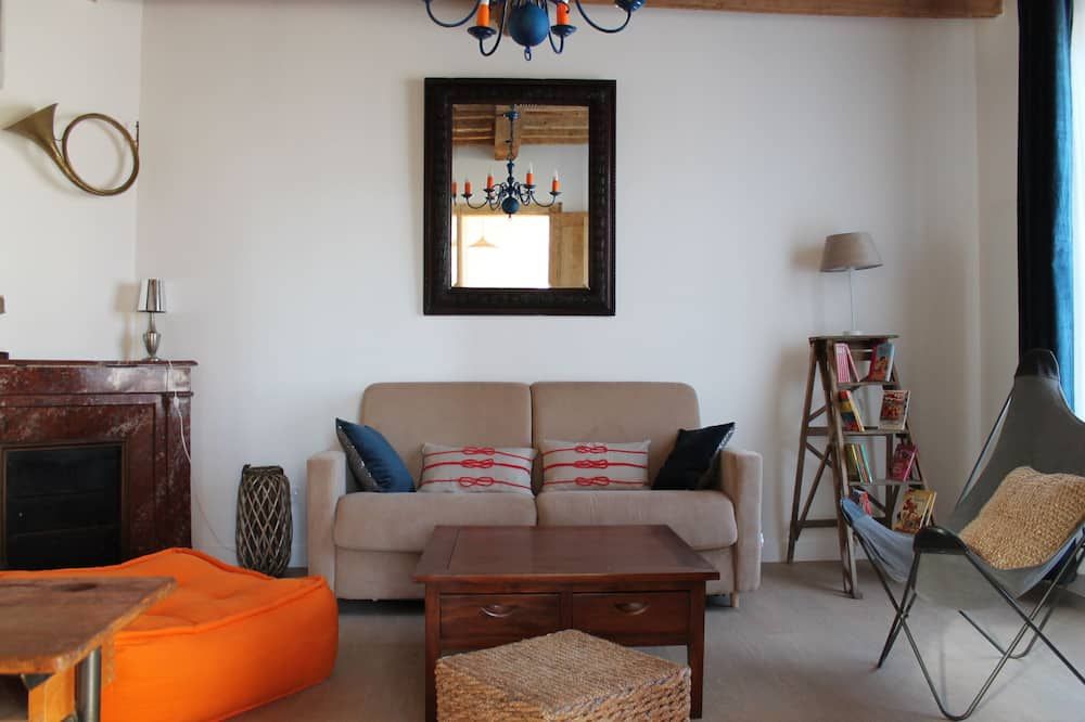La ferme de mon enfance - Villechétif - Living room