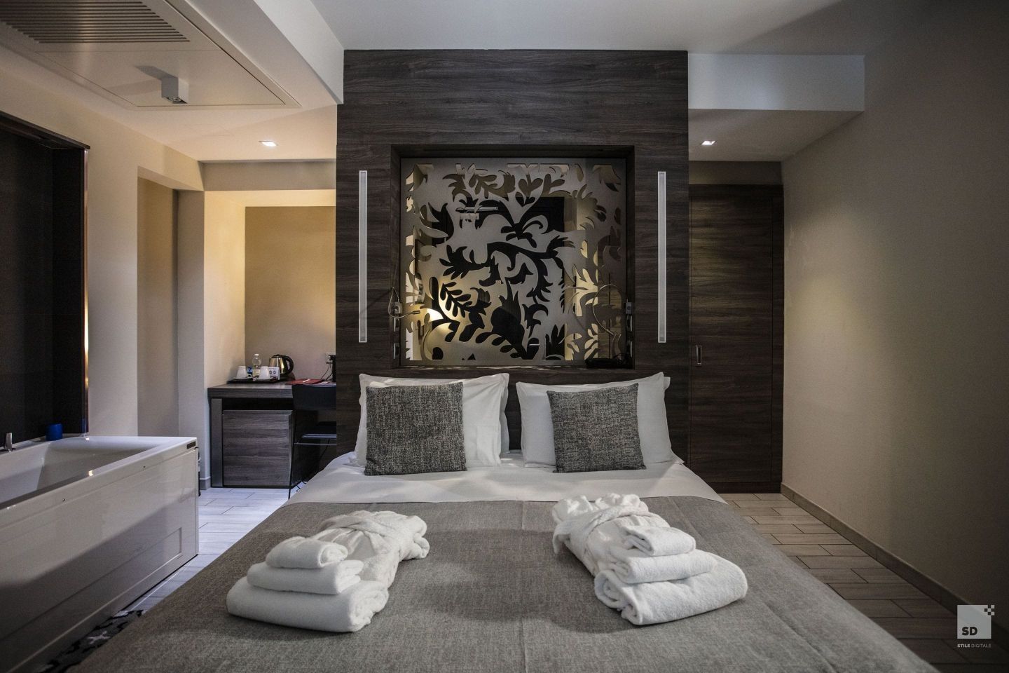 فندق دبلوماتيك - تورين - غرفة نوم