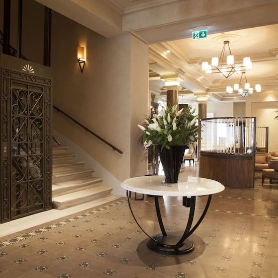 Lobby view of The Bank Hotel Istanbul, a Member of Design Hotels