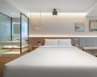 Yibin Bole Hotel (Lingang No. 2 Hospital Branch) - Yibin - Slaapkamer
