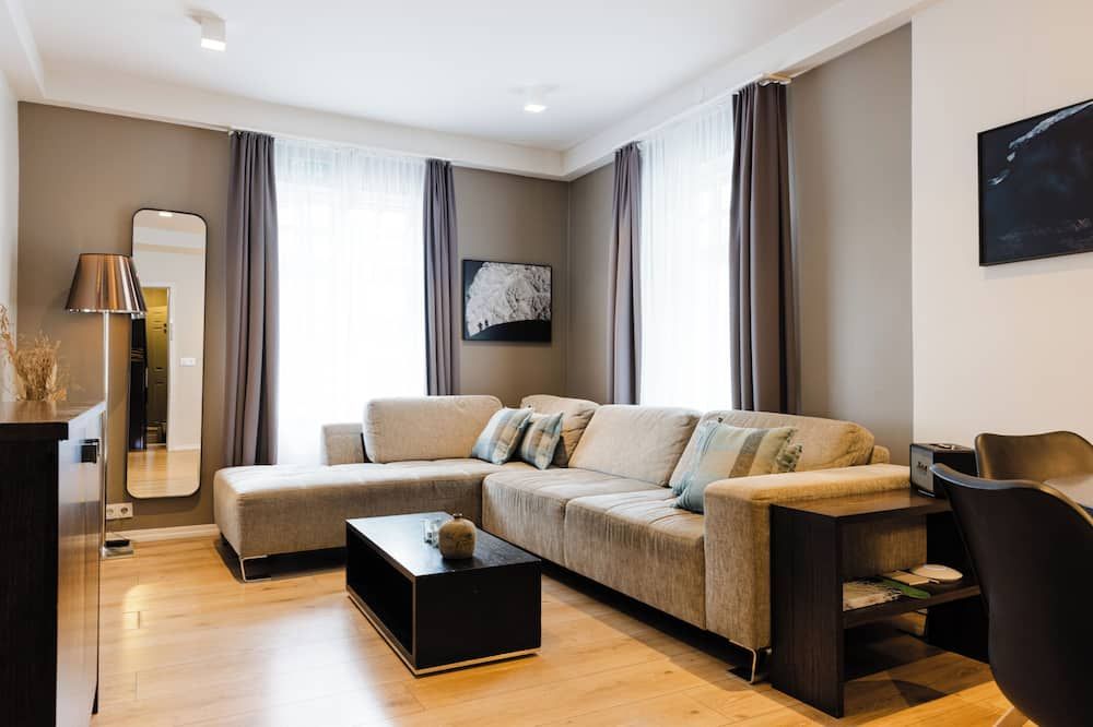 فندق أودينسفا - ريكيافيك - غرفة معيشة