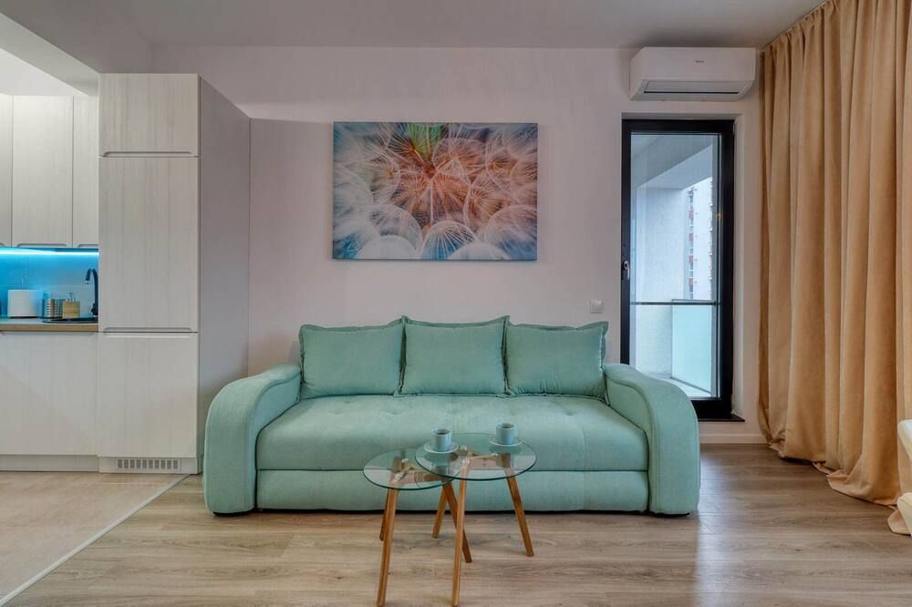 Inspiration Station · Modern & Cozy Apt · Ior Park - Bucarest - Sala de estar