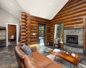 Cozy Mountain Cabin 1 Hour from Denver Backs Up to National Forest Ev Charging! - Black Hawk - Living room