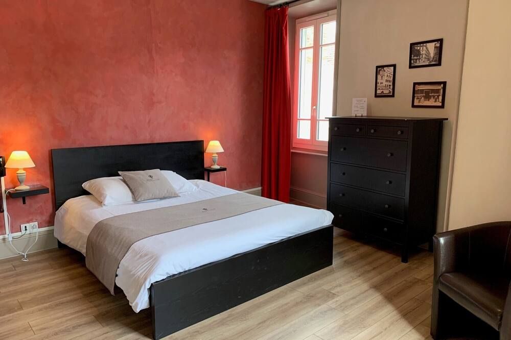 هوتل دو ميدي - Annonay - غرفة نوم