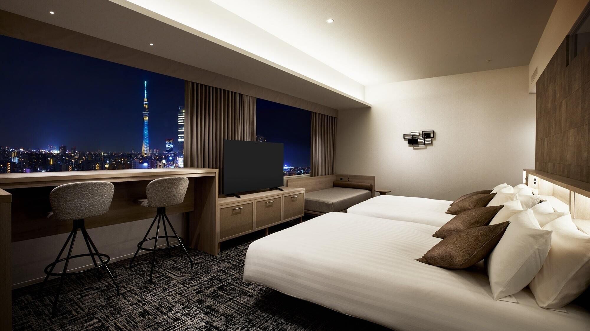 Lotte City Hotel Kinshicho - טוקיו - חדר שינה