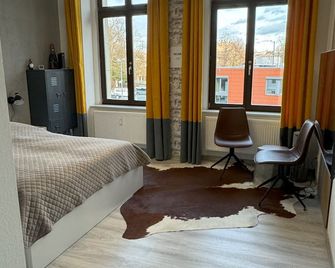 Design Apartment III - 35qm Grenze Altstadt Park - Görlitz - Schlafzimmer