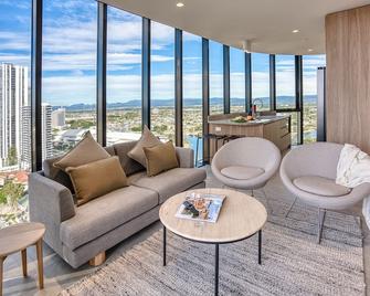 Encore Broadbeach - Clear Island Waters - Wohnzimmer