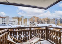 Ski-In/Out, heart of Val Thorens, Sleeps 6 Wifi/TV - Val Thorens - Balcón