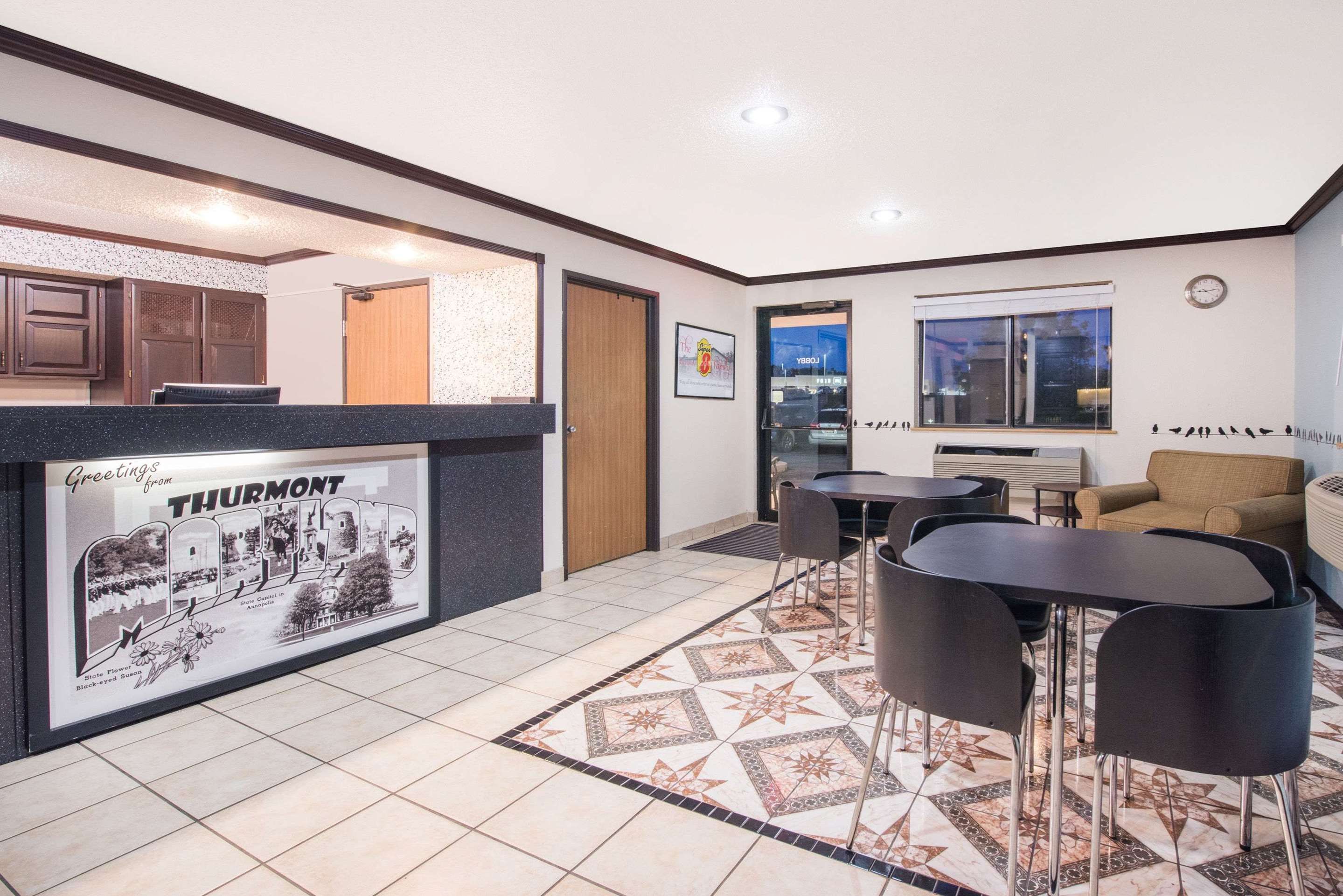 Lobby view of Super 8 by Wyndham Thurmont