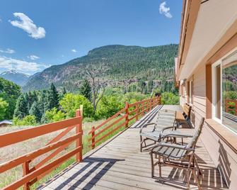 Beautiful Ouray Home w/ Patio - 3 Mi to Downtown! - Ouray - Balcony