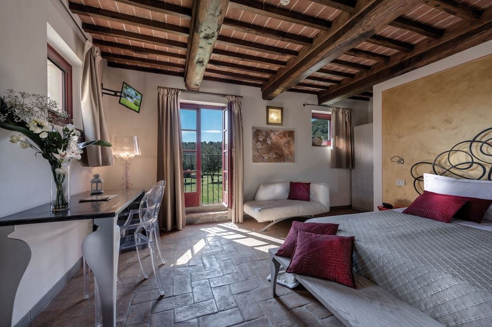 Hotel Casolare Le Terre Rosse - סן ג'ימיניאנו - חדר שינה