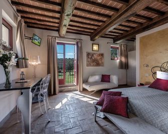 Hotel Casolare Le Terre Rosse - סן ג'ימיניאנו - חדר שינה