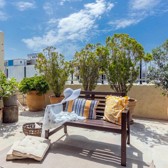 Balcony view of Doma Rooftop Apartment