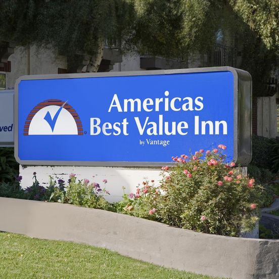 Outdoors view view of Americas Best Value Inn San Jose Convention Center