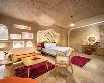 Zafora Cave Suites Hotel Cappadocia - Uchisar - Slaapkamer