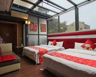 Tanxiang Resort Hotel Sun Moon Lake Harbour - Sun Moon Lake Pier - Yuchi Township - Спальня