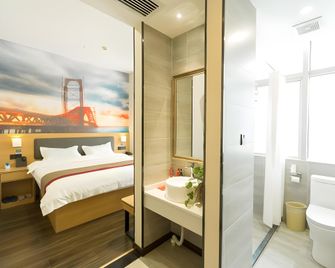 Thank Inn Hotel Shaanxi Baoji Weibin District Railway Station - Baoji - Schlafzimmer