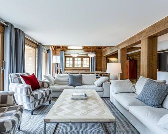 Luxury 5 Bedroom Chalet With Spectacular Views - Argentière - Salon