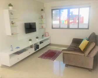 Lindo Ap 101 Quadra do Mar c Garagem - Recife - Sala de estar