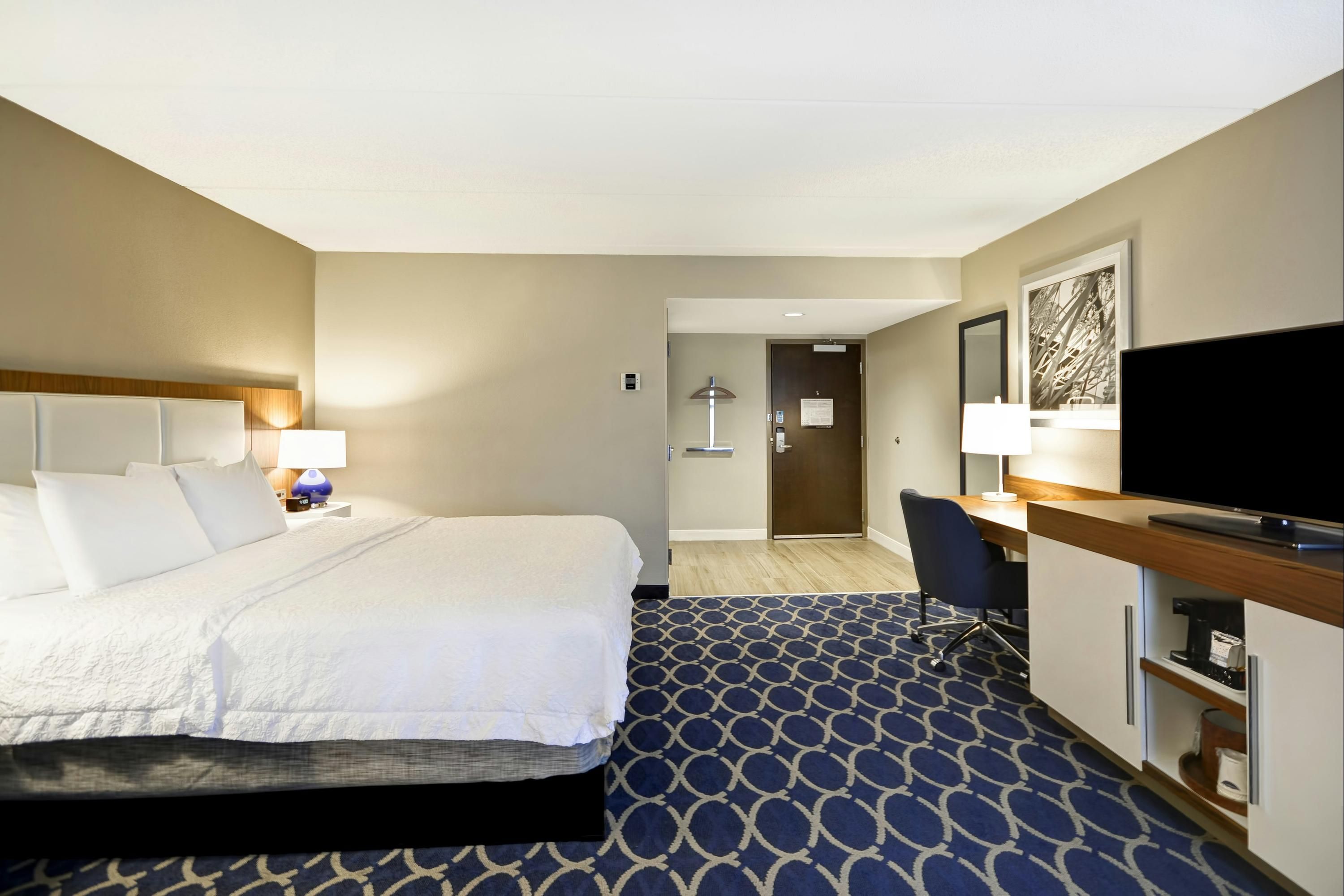 Hampton Inn Auburn - Auburn - Makuuhuone