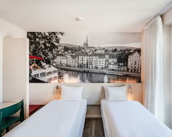 B&B HOTEL Zurich Airport - Rumlang - Slaapkamer