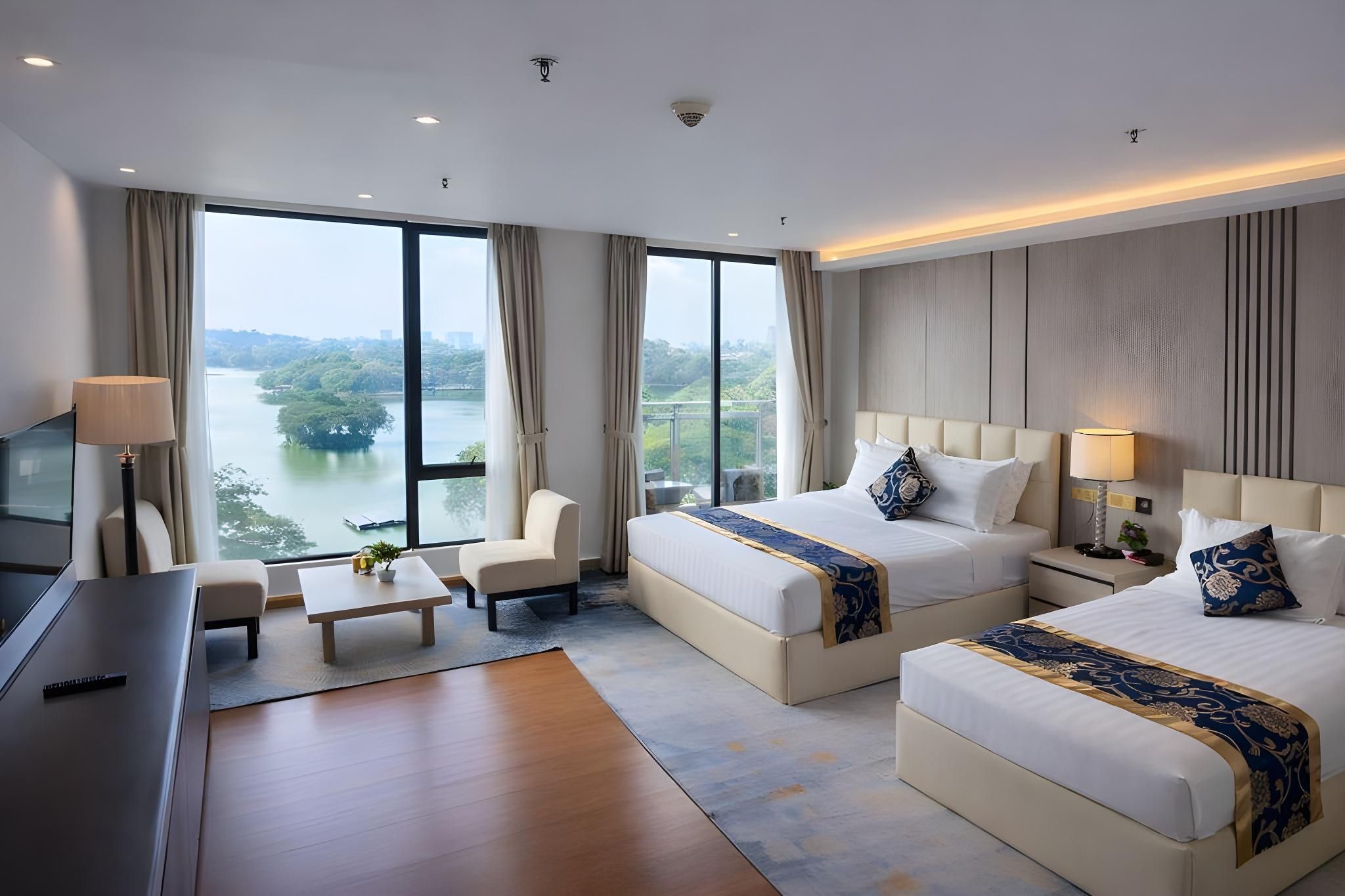 إسبيرادو ليك فيو هوتل - يانغون - غرفة نوم