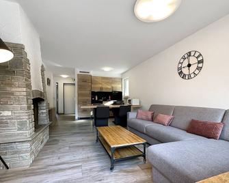 Eagle apartment with splendid and direct view of the Matterhorn - Zermatt - Sala de estar