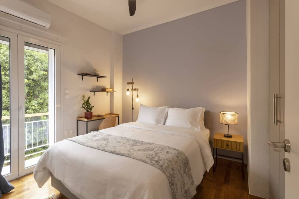 Spyroutrikoupi36-Cozy 1bdr Apartment Near Archaeol - אתונה - חדר שינה